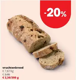 Spar vruchtenbrood aanbieding