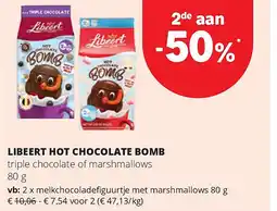 Spar LIBEERT HOT CHOCOLATE BOMB aanbieding