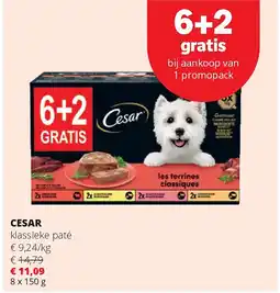 Spar CESAR klassieke paté aanbieding