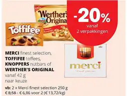 Spar Merci fi nest selection 250 g aanbieding