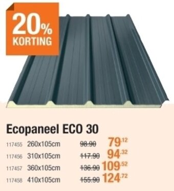 Cevo Ecopaneel ECO 30 aanbieding