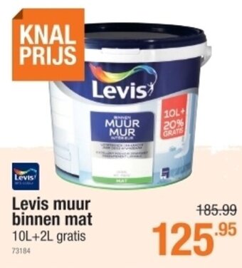 Cevo Levis muur binnen mat aanbieding
