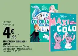 E.Leclerc Sélection Coloriages Disney aanbieding