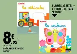 E.Leclerc Opération Kididoc Nathan aanbieding