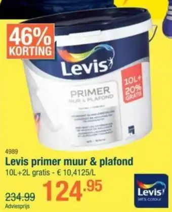 Levis primer muur & plafond