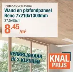 Cevo Wand en Plafondpaneel Reno 7 x 210 x 1300 mm aanbieding