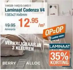Cevo Laminaat Cadenza V4 aanbieding