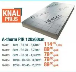 Cevo A Therm PIR 120 x 60 cm aanbieding
