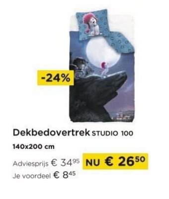 Molecule Dekbedovertrek Studio 100 aanbieding