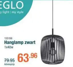 Cevo Hanglamp zwart aanbieding