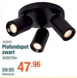 Cevo Plafondspot zwart aanbieding