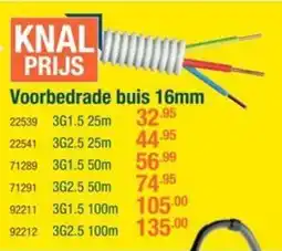 Cevo Voorbedrade buis 16mm aanbieding