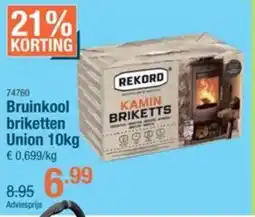 Cevo Bruinkool briketten Union aanbieding