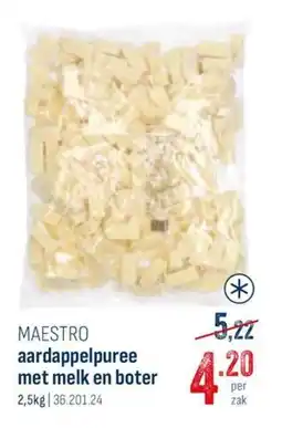 Horeca totaal Maestro Aardappelpuree met Melk en Boter aanbieding