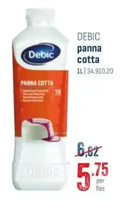 Horeca totaal Debic Panna Cotta aanbieding