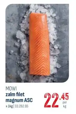 Horeca totaal Mowi zalm filet magnum ASC aanbieding