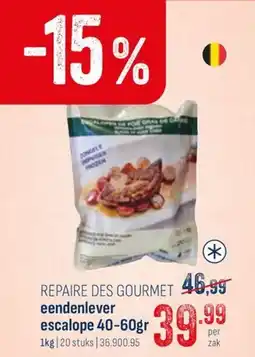 Horeca totaal Repaire Des Gourmet Eendenlever Escalope aanbieding