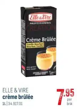 Horeca totaal Elle & Vire Crème Brûlée aanbieding