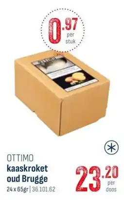 Horeca totaal Ottimo Kaaskroket Oud Brugge aanbieding