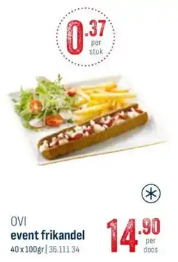 Horeca totaal Ovi Event Frikandel aanbieding