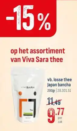 Horeca totaal Losse Thee Japan Bancha aanbieding