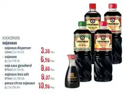Horeca totaal Kikkoman Sojasaus aanbieding