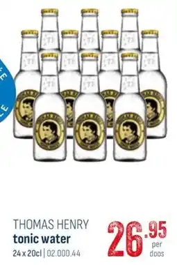 Horeca totaal Thomas Henry Tonic Water aanbieding