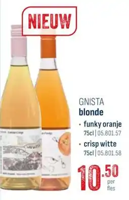 Horeca totaal Gnista Blonde aanbieding