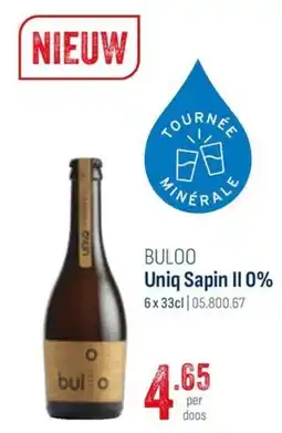 Horeca totaal Buloo Uniq Sapin II 0% aanbieding