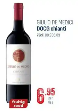Horeca totaal Giulio De Medici DOCG Chianti aanbieding