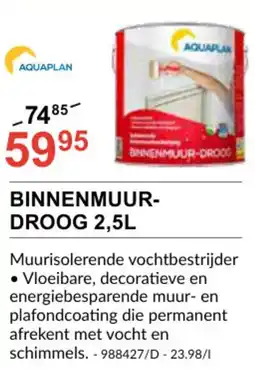 HandyHome AquaPlan Binnenmuur Droog aanbieding