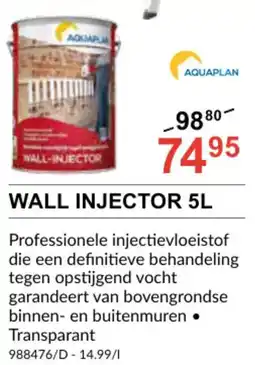HandyHome AquaPlan Wall Injector aanbieding