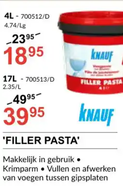 HandyHome Knauf Filler Pasta aanbieding
