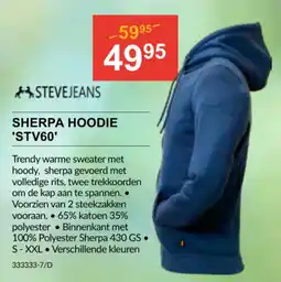 HandyHome Stevejeans Sherpa Hoodie STV60 aanbieding