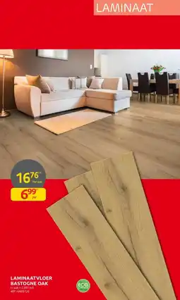 Brico Laminaatvloer bastogne oak aanbieding