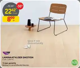 Brico Laminaatvloer emotion aanbieding