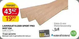 Brico Laminaatvloer xpert pro mist eik aanbieding