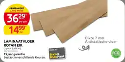 Brico Laminaatvloer rotan eik aanbieding