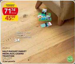 Brico Half-massief parket meerlagig legend tradition aanbieding