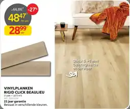 Brico Vinylplanken rigid click beaulieu aanbieding