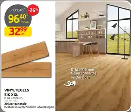 Brico Vinyltegels eik XXL aanbieding