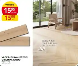 Brico Vloer- en wandtegel original wood aanbieding