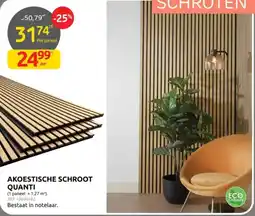 Brico Akoestische schroot quanti aanbieding