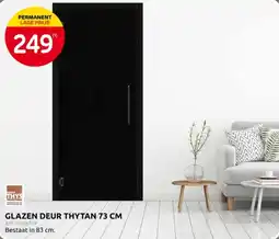 Brico Glazen deur thytan aanbieding
