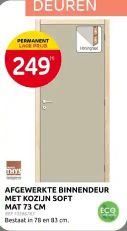 Brico Afgewerkte binnendeur met kozijn soft mat aanbieding