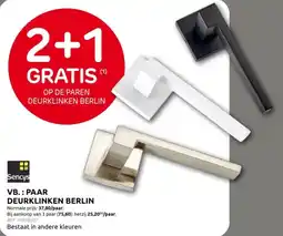 Brico Vb.: paar deurklinken berlin aanbieding