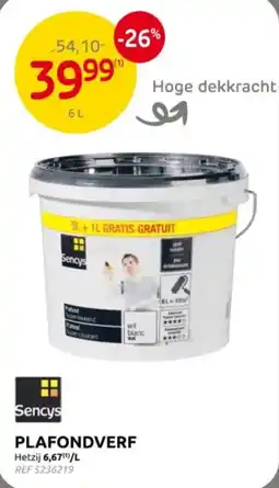 Brico Sencys plafondverf aanbieding