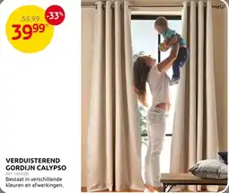 Brico Verduisterend gordijn calypso aanbieding