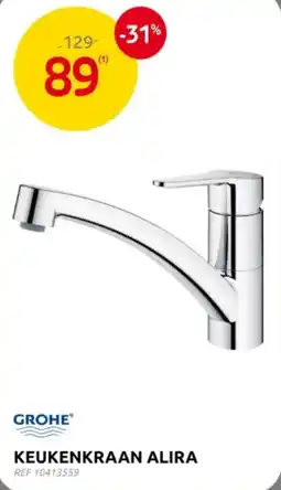 Brico Grohe keukenkraan alira aanbieding