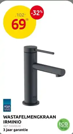 Brico AquaVive wastafelmengkraan irminio aanbieding